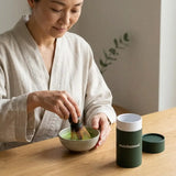 Matcha Besen aus dunklem Bambus